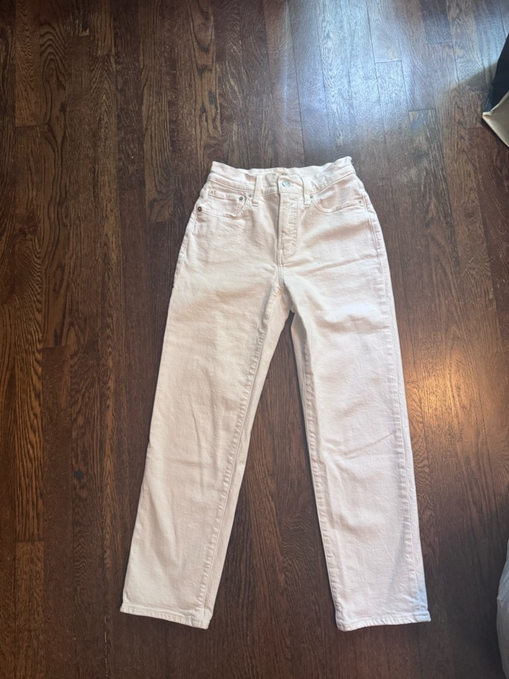 Madewell white jeans